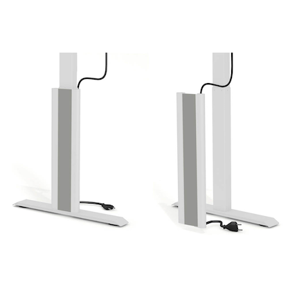 Artikelbild 4 für Kerkmann Move 1 advance elektrisch höhenverstellbarer Schreibtisch lichtgrau rechteckig, T-Fuß-Gestell weiß 180,0 x 80,0 cm, Artikelnummer 265787