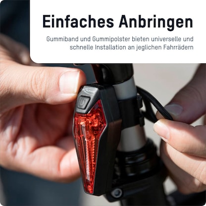 Artikelbild 7 für ANSMANN Rear break LED Fahrradbeleuchtung schwarz, Artikelnummer 629198