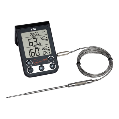 Artikelbild 19 für TFA® KÜCHEN-CHEF 14.1512.01 Kerntemperatur-Lebensmittelthermometer schwarz, Artikelnummer 922575