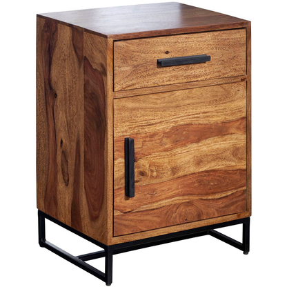 Artikelbild 7 für WOHNLING Nachttisch Massivholz sheesham 35,0 x 45,0 x 65,0 cm, Artikelnummer 166669