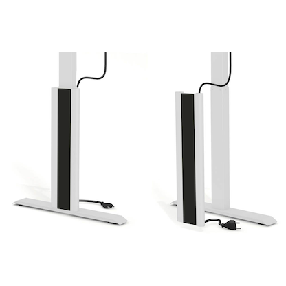 Artikelbild 4 für Kerkmann Move 1 advance elektrisch höhenverstellbarer Schreibtisch anthrazit rechteckig, T-Fuß-Gestell weiß 180,0 x 80,0 cm, Artikelnummer 266009