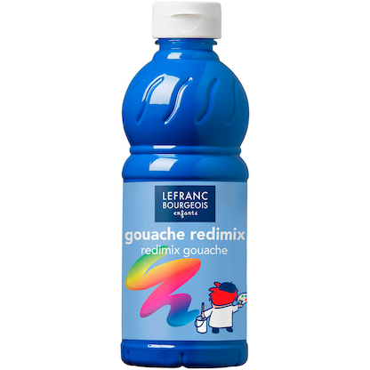 Artikelbild für LEFRANC BOURGEOIS Gouache Liquide Redimix Temperafarbe blau 500,0 ml, Artikelnummer 202157