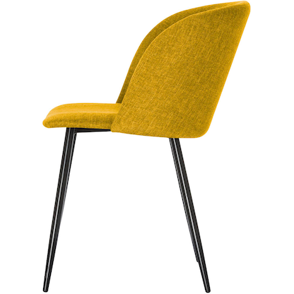 Artikelbild 5 für 2 meet powered by PAPERFLOW Schalenstühle MUST FTMUSTX2.01.20 gelb Stoff, Artikelnummer 139952