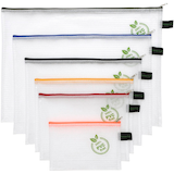 Artikelbild 1 für FolderSys Reißverschlussbeutel transparent/farbsortiert 0,20 mm, 1 Set, Artikelnummer 592653