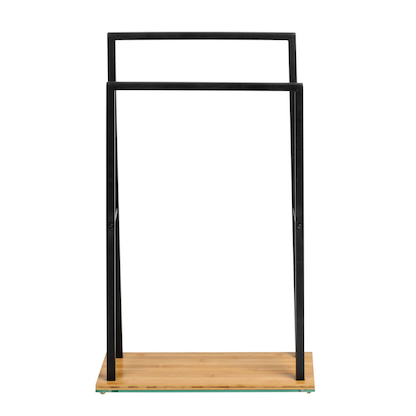 Artikelbild 3 für WENKO Handtuchhalter Bambusa schwarz, Artikelnummer 807392