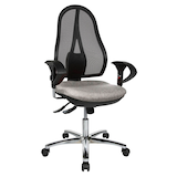 Artikelbild 1 für Topstar Bürostuhl Open Point SY Deluxe, OP290U G23 Stoff grau, Gestell chrom, Artikelnummer 617631