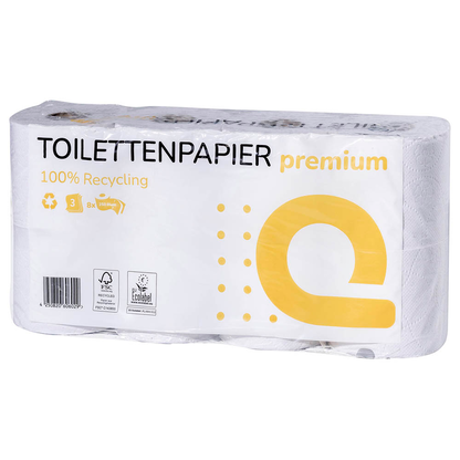 Artikelbild 3 für Huchtemeier Papier Toilettenpapier Premium 3-lagig, 64 Rollen, Artikelnummer 659009