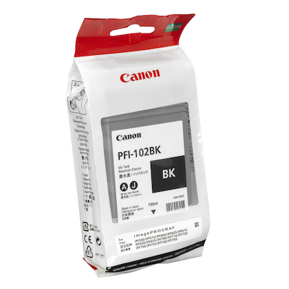 Artikelbild 2 für Canon PFI-102 BK schwarz Druckerpatrone, Artikelnummer 486563