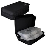 Artikelbild 1 für MediaRange 96er CD-/DVD-Tasche schwarz, 1 St., Artikelnummer 240489