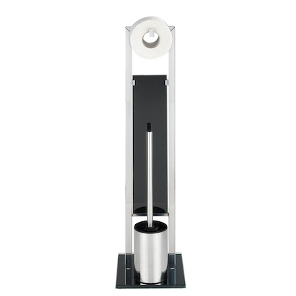 Artikelbild 8 für Maximex WC-Garnitur 3in1 silber/schwarz Metall, Artikelnummer 431553