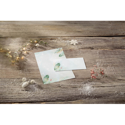 Artikelbild 3 für SIGEL Weihnachtsbriefpapier Christmas Forest Motiv DIN A4 90 g/qm 100 Blatt, Artikelnummer 338396