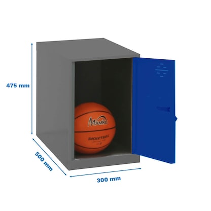 Artikelbild 2 für Simonrack Spind SIMONLOCKER DISM anthrazit, blau 8425437116520, 1 Schließfach 30,0 x 50,0 x 47,5 cm, Artikelnummer 354777