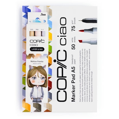 Artikelbild 2 für COPIC® Ciao Mellow Palette Starter Layoutmarker-Set farbsortiert 1,0 + 6,0 mm, 1 Set, Artikelnummer 606743