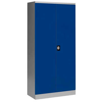 Artikelbild 5 für AKTION: Gürkan Stahlschrank 108850 lichtgrau, enzianblau 92,0 x 42,0 x 195,0 cm, zerlegt, Artikelnummer 118012