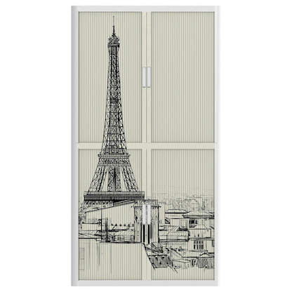 Artikelbild 5 für PAPERFLOW easyOffice Rollladenschrank 62120ST ohne Fachböden 110,0 x 41,5 x 204,0 cm, Artikelnummer 541401