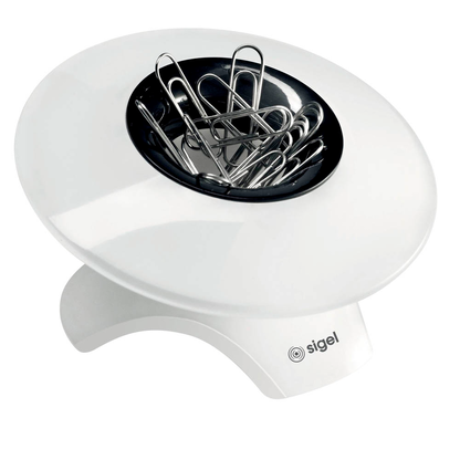 Artikelbild für SIGEL Büroklammerspender eyestyle® weiß, Artikelnummer 376814