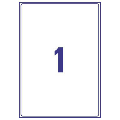 Artikelbild 4 für 100 AVERY Zweckform Versandetiketten L7167-100 weiß 199,6 x 289,1 mm, Artikelnummer 358051