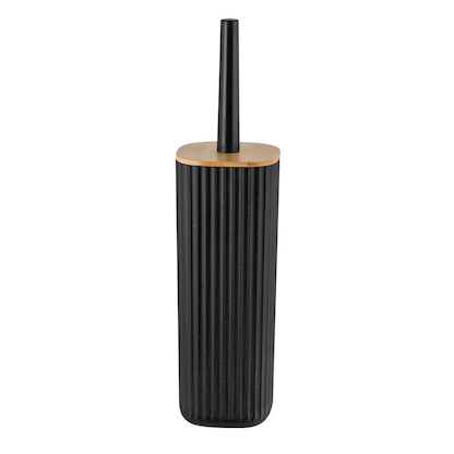 Artikelbild 3 für WENKO WC-Garnitur Rotello schwarz Kunststoff, Artikelnummer 816084