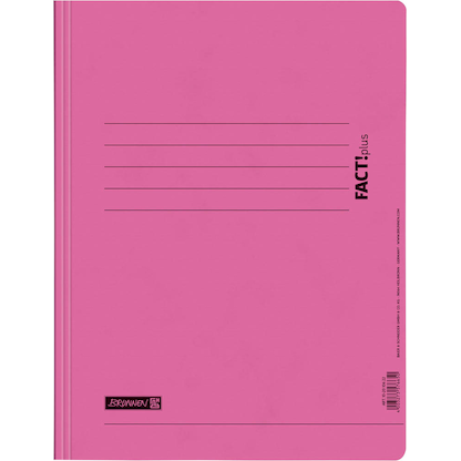 Artikelbild für BRUNNEN Schnellhefter FACT!plus Karton rosa DIN A4, Artikelnummer 925824