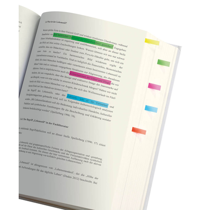 Artikelbild 2 für AKTION: SIGEL TRANSPARENT Haftmarker farbsortiert 10x 40 Streifen, Artikelnummer 800983