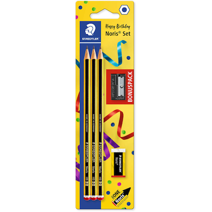 Artikelbild 8 für STAEDTLER Noris® 120 Bleistifte HB schwarz/gelb, 1 Set, Artikelnummer 455083