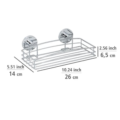 Artikelbild 3 für WENKO Duschkorb Stahl verchromt, Artikelnummer 664643