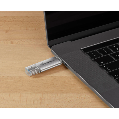 Artikelbild 2 für AKTION: MediaRange USB-Stick silber 32 GB, Artikelnummer 709489