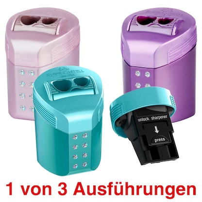 Artikelbild 6 für FABER-CASTELL Dosenspitzer doppelt RollOn Sparkle farbsortiert, Artikelnummer 100489