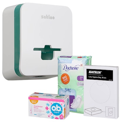 Artikelbild 7 für Satino Damenhygieneartikel-Spender HYGINITY FemCare FC1 System 333442 weiß Kunststoff, Artikelnummer 663217