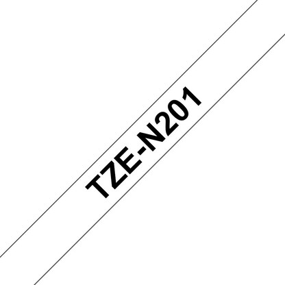 Artikelbild 4 für brother Schriftband TZe-N201 TZEN201, 3,5 mm schwarz auf weiß, Artikelnummer 654434