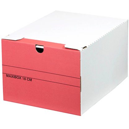 Artikelbild 7 für 10 Top-Print Archivboxen weiß/rot 24,4 x 32,1 x 18,5 cm, Artikelnummer 710996