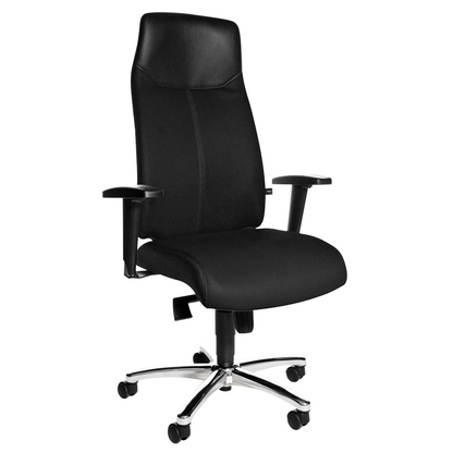 Artikelbild für Topstar Bürostuhl High Sit Up, SU39T BG0 Stoff schwarz, Gestell chrom, Artikelnummer 612871