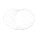 Artikelbild 1 für Rayher Metallringe-Set beschichtet weiß Ø 25,0 cm 10 St., Artikelnummer 356503