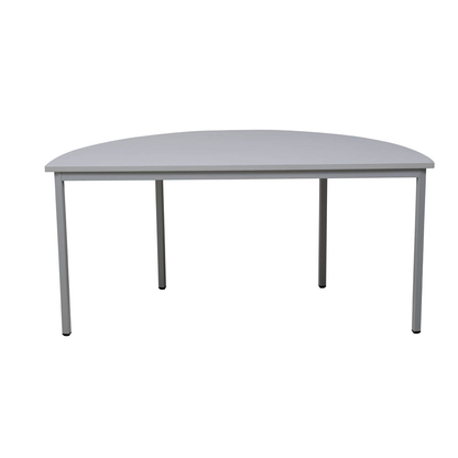 Artikelbild 24 für Gürkan Mehrzwecktisch grau halbrund, Vierkantrohr grau, 140,0 x 70,0 x 75,0 cm, Artikelnummer 824654