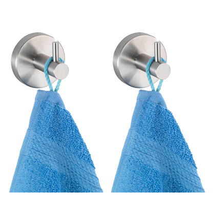 Artikelbild 8 für 2 WENKO Handtuchhalter Uno Bosio silber, matt, Artikelnummer 808424