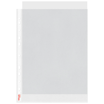 Artikelbild 6 für 100 Esselte Prospekthüllen DIN A4 transparent genarbt 0,07 mm, Artikelnummer 864389