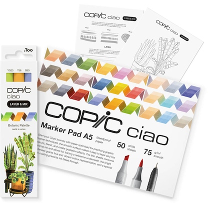 Artikelbild 2 für COPIC® Ciao 3D Botanic Palette Starter Layoutmarker-Set farbsortiert 1,0 + 6,0 mm, 1 Set, Artikelnummer 606679