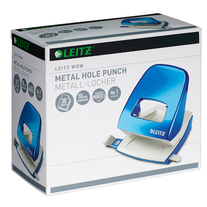 Artikelbild 4 für AKTION: LEITZ Locher NeXXt 5008 WOW blau-metallic mit Prämie nach Registrierung, Artikelnummer 368274