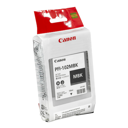Artikelbild 2 für Canon PFI-102 MBK mattschwarz Druckerpatrone, Artikelnummer 511626