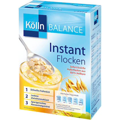 Artikelbild für Kölln BALANCE Instant Flocken Haferflocken 250,0 g, Artikelnummer 977637