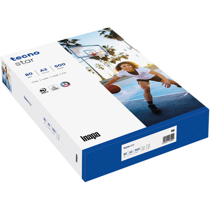 Artikelbild 3 für tecno Kopierpapier star DIN A3 80 g/qm 500 Blatt, Artikelnummer 536987