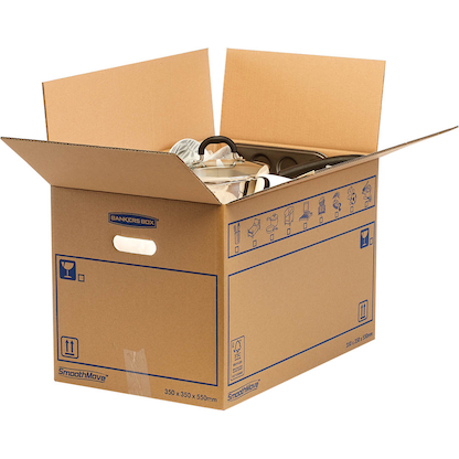 Artikelbild für 10 Bankers Box Umzugskartons SmoothMove Standard 55,5 x 35,5 x 36,0 cm, Artikelnummer 539058