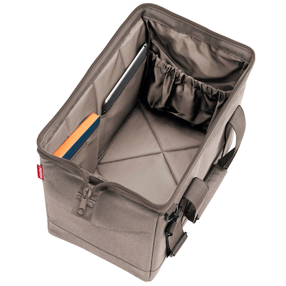 Artikelbild 3 für reisenthel® Reisetasche allrounder M Kunstfaser herringbone mokka MS6054, Artikelnummer 571556