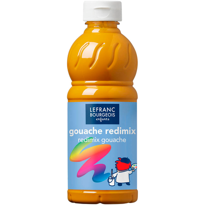 Artikelbild für LEFRANC BOURGEOIS Gouache Liquide Redimix Temperafarbe gelb 500,0 ml, Artikelnummer 202141
