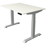 Artikelbild 1 für Kerkmann Move 4 elektrisch höhenverstellbarer Schreibtisch weiß rechteckig, T-Fuß-Gestell silber 120,0 x 80,0 cm, Artikelnummer 997243