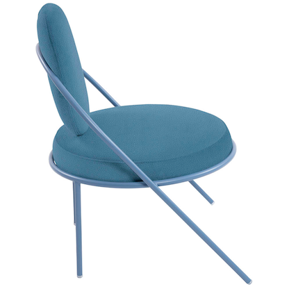 Artikelbild 2 für meet powered by PAPERFLOW Sessel SATURNE blau Kunstleder, 1 St., Artikelnummer 231686