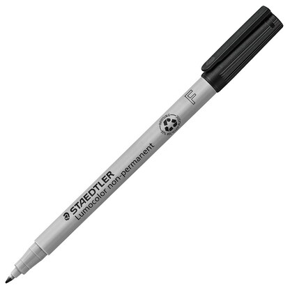 Artikelbild 18 für STAEDTLER Lumocolor Folienstift schwarz 0,6 mm non-permanent, Artikelnummer 135778