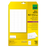 Artikelbild 1 für 1200 SIGEL Adressetiketten LA315 weiß 45,7 x 21,2 mm, Artikelnummer 512879