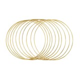 Artikelbild 1 für Rayher Metallringe-Set beschichtet gold Ø 20,0 cm 10 St., Artikelnummer 356513