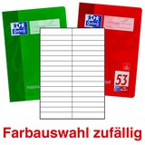 Artikelbild 1 für OXFORD Vokabelheft 2-Spalten Lineatur 53 liniert DIN A5 ohne Rand, 32 Blatt, Artikelnummer 759623